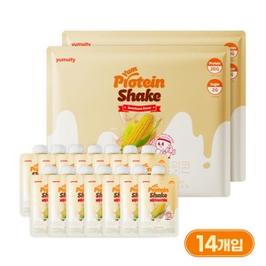 얌비티 얌프로틴 쉐이크 스윗콘맛 7p, 224g, 2개