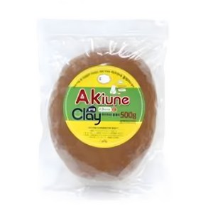 아키우네 유아용 지퍼백 클레이, 갈색, 500g, 1개