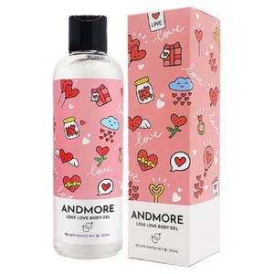 앤드모어 러브 수용성 젤 마사지 제리, 1개, 250ml