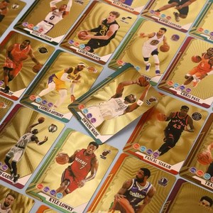 NBA 올스타 농구 스타 카드 55장 금박 컬렉션 트레이딩 카드 반짝이 포일 카드 스포츠 카드 기념 선물, NBA 스타 카드(55장), 1박스