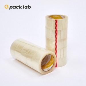 epacklab 투명 OPP 박스테이프 53MIC 48mm x 40m, 5개