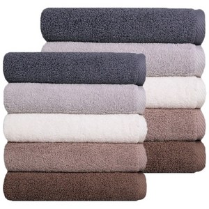 송월타월 호텔수건 크러쉬 150g 30수 면사, 진회색, 8개 골드박스 특가