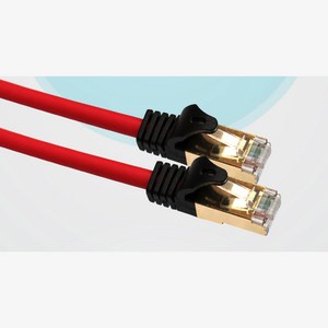 넥시 CAT7 S-STP 랜선 UTP 인터넷 랜케이블, 3m, 레드, 1개