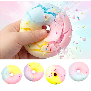 도넛 왁스 말랑이 1개 도넛 왁스 뿌시기 도너츠스퀴시 도너츠슬랑이 도너츠주물럭 도너츠발스트레스볼