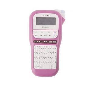 PT-H110PK 브라더 라벨프린터, 1개, PT-H110PK,사은품  12mm(흰색용지 빨강글자)
