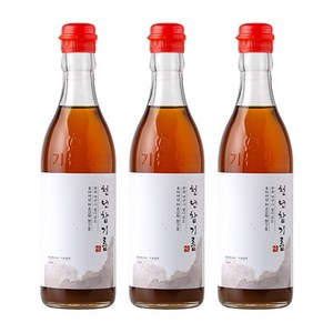 저온압착 천년 참기름, 3개, 350ml 골드박스 특가