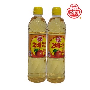 오뚜기 2배 사과식초, 900ml, 2개