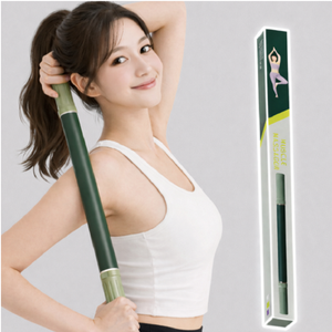 마사지 스틱 바디 라인 케어 근육 릴렉스 안마 스틱 V2, 다크그린, 1개