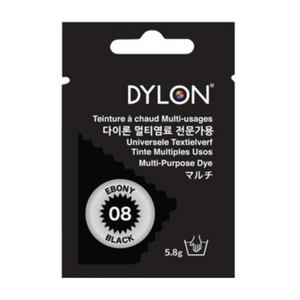 DYLON 다이론 멀티염료 옷염색, 8 - Ebony Black