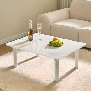 아이캔컴퍼니 국내생산 LPM 4단 높이조절 베이직 접이식 테이블, 마블