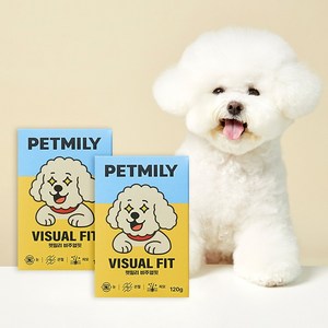 펫밀리 강아지영양제 눈 관절 피부, 2개, 종합영양제, 60정