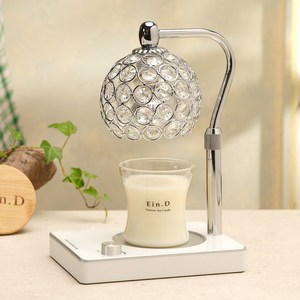 캔들백화점 블링블링 비주 캔들워머+소이 캔들 향초세트, 비주(실버), 블랙체리, 150g