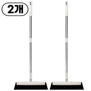 호아인터 물기제거 스퀴지 빗자루 욕실 화장실, 아이보리, 2개