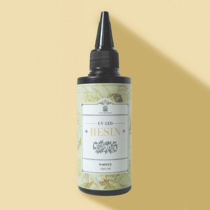 200g 유브이레진 대용량 고투명 네일 & 공예용 Resin 아트, 중점도 200g, 1개