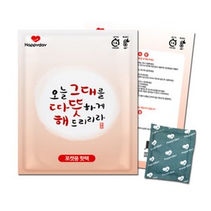 해피데이 포켓형 핫팩 100g, 50개