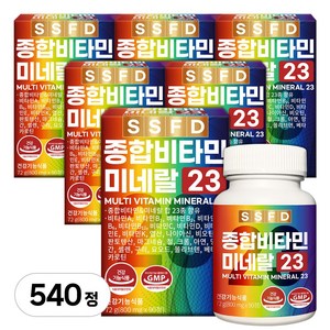 순수식품 종합 멀티 비타민 미네랄, 90정, 6개