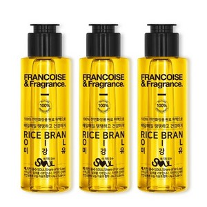 프랑스와즈 엄지의제왕 미강유 천연 페이셜 오일, 3개, 100ml