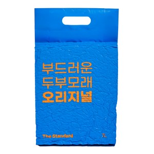 더스탠다드 가는입자 2mm 고양이 두부모래 응고형 대용량, 오리지널, 6개, 7L