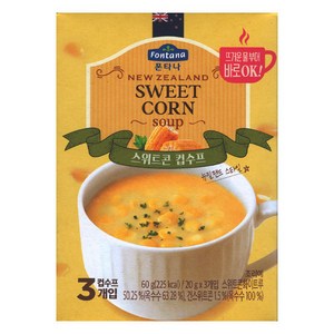 폰타나 뉴질랜드 스위트콘 컵수프, 60g, 8개