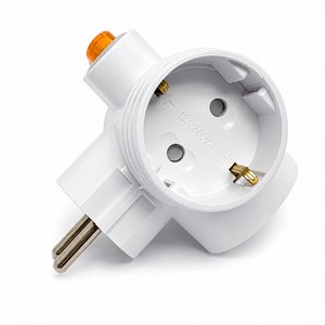 T-ITPS 스위치 3구 T자형 멀티탭 250V 16a 개별 (ASRION), 흰색, 3개, 8.5cm
