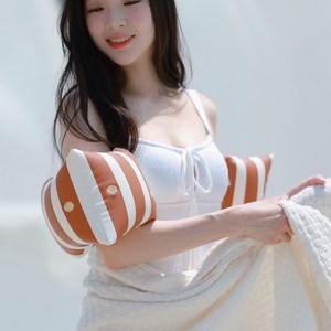 젠틀자이언트 성인 물놀이 암튜브 팔튜브, 1세트, 샌드브라운