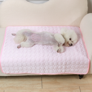 펫이오 반려동물 냉감패드 시원한 강아지 고양이 쿨매트, 핑크