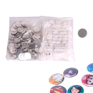 리키드 뱃지 만들기 리필 핀버튼 세트 배지 (100개) 재료 보호필름 포함, 1개, 58mm