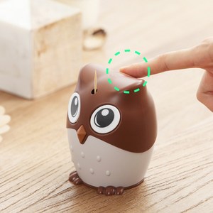 베라스 부엉이 이쑤시개 디스펜서, 그레이, 1개