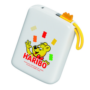 하리보 초소형 20000mAh PD 22.5W 빌트인 케이블 고속충전 보조배터리, 옐로우, PBP-003