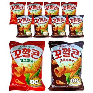 꼬깔콘 고소한맛 67g x 5p + 군옥수수맛 67g x 5p 세트, 670g, 1세트
