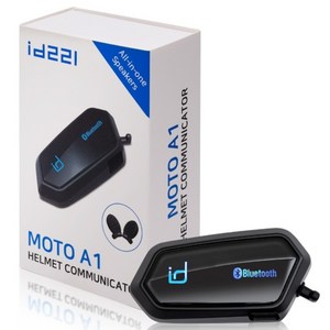 아이디221 오토바이 헬멧 전용 블루투스 헤드셋, MOTO A1, 혼합색상