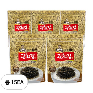 광천김 3대째 달인 김자반, 60g, 15개