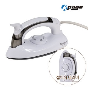 케이페이지 여행용 미니 온도조절 스팀 다리미, 혼합색상, KEI-S800W