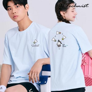 테크니스트 배드민턴 데일리 오버핏 스포츠 반팔 티셔츠 TNT56073
