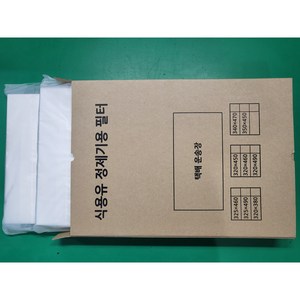 [로켓] 정제기필터 320 x 450 정제필터 100매 엘앤피 에코시스템 매직, 1개