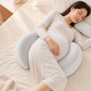 주디앤오리 임산부 배받침 바디 필로우 베개, 그레이