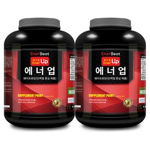 웨이테크 에너업 웨이프로틴 단백질 보충제, 2개, 1.2kg