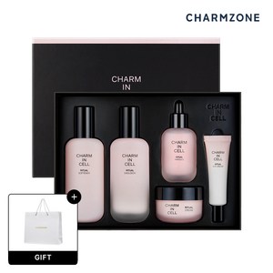 참존 참인셀 리추얼 5종(스킨+로션+크림+앰플+아이크림), 1세트