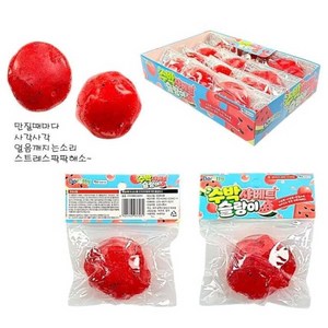 수박 샤베트 슬랑이 1개 수박스퀴시 수박슬라임 수박주물럭 수박스트레스볼 수박말랑이
