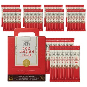 청춘백서 6년근 고려홍삼정 데일리스틱 골드, 100회분, 10g, 1개