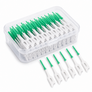 상덕 치간칫솔 휴대형 200개(휴대용 케이스 증정), 1개, 200개입, 0.4mm