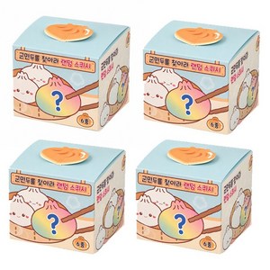 조선문방구 군만두를 찾아라 스퀴시, 랜덤발송, 50g, 4개