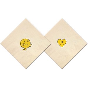네모냅킨 3천매, 윙크&하트냅킨(갈색), 1세트, 3000개
