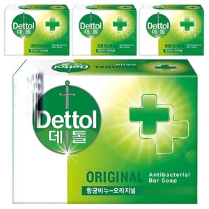 데톨 향균 비누 오리지널, 100g, 4개입