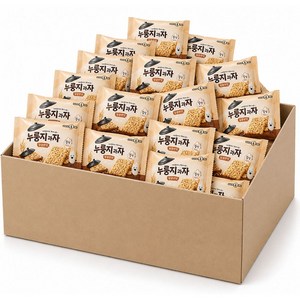 바삭한 찹쌀 누룽지 달콤한맛 소포장 달콤한 간식, 25개, 26g