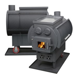 신일 누임형 화목난로 SL-110C SL-120C SL-130C 요리판 구이겸용 나무 장작 업소용 펜션 25평 40평형