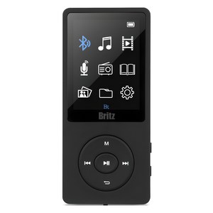 브리츠 블루투스 MP4 플레이어 8GB, BZ-MP4800, 블랙