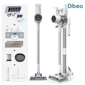 디베아 차이슨 무선청소기 ALLNEW29000 + 물걸레 키트 + 브러쉬 4종 + 필터2p 세트, 화이트, ALLNEW29000+