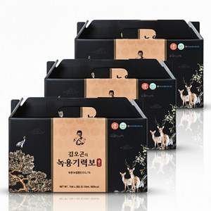 김오곤 녹용기력보 한약재 진액, 90개, 70ml