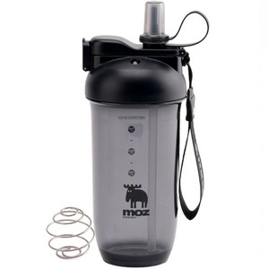 MOZ 스웨덴 316스텐볼 트라이탄 쉐이커 700ml, 1개, 블랙